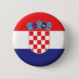 BRAND NEW!! - CROATIA PIN BACK BADGE