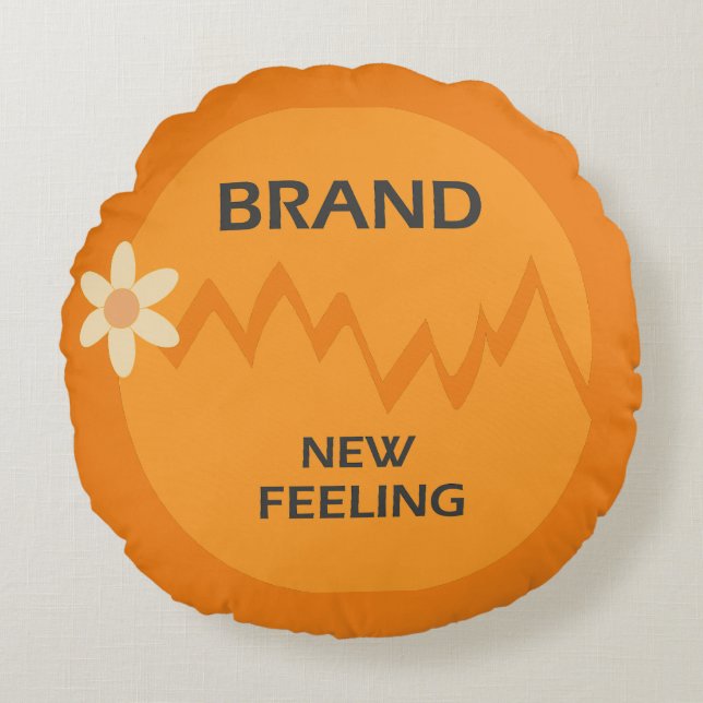 BRAND NEW FEELING ROUND CUSHION (Front)
