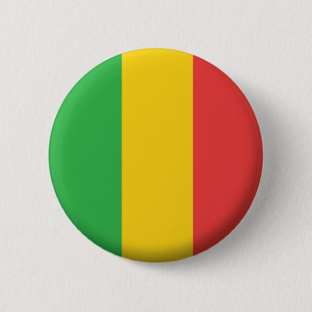 BRAND NEW!! - MALI PIN BACK BADGE (Front)