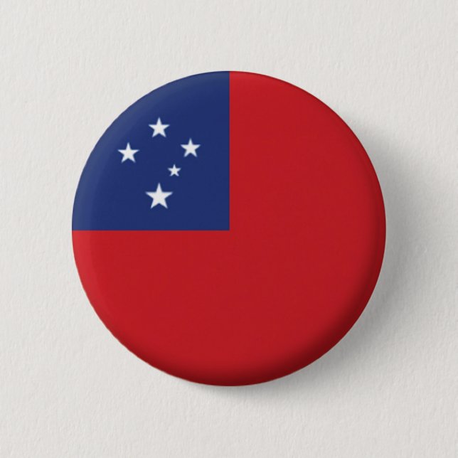 BRAND NEW!! - SAMOA PIN BACK BADGE (Front)