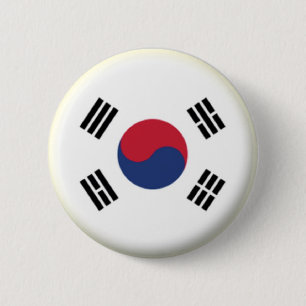 BRAND NEW!! - SOUTH KOREA PIN BACK BADGE