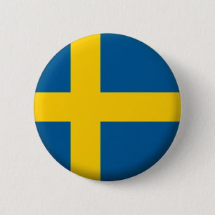 BRAND NEW!! - SWEDEN PIN BACK BADGE