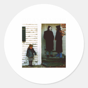 Brand New The Devil And God Are Raging Inside Me C Classic Round Sticker