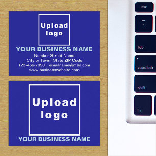 Brand on Blue Business Card