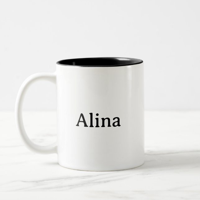 Brand Promotion 11 oz  Two-Tone Coffee Mug (Left)