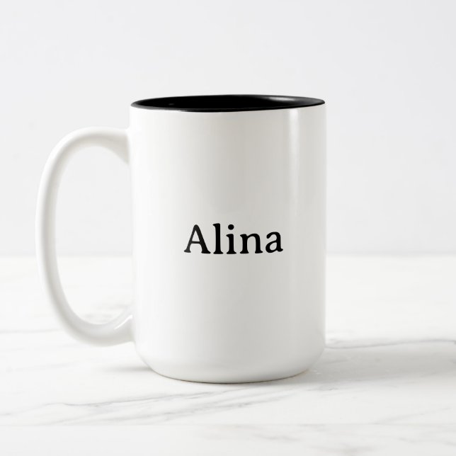 Brand Promotion 15 oz Two-Tone Coffee Mug (Left)