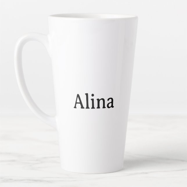 Brand Promotion 17 oz Large  Latte Mug (Left)