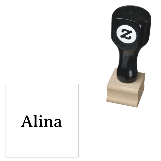 Brand Promotion 1" x 1" Rubber Stamp (Stamped)