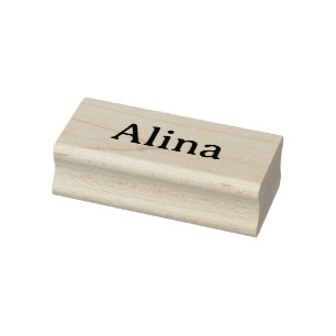 Brand Promotion 1" x 2.5" Rubber Stamp