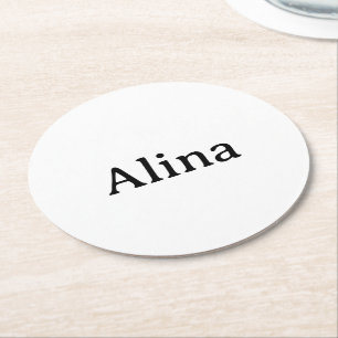 Brand Promotion 4" x 4" Round Paper Coaster