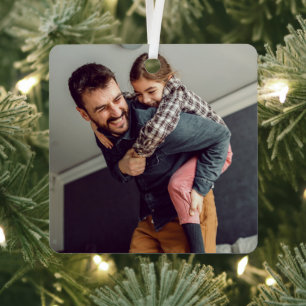Brand Promotion Photo Metal Square Tree Decoration