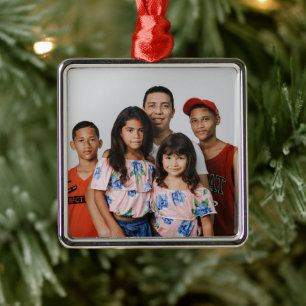 Brand Promotion Photo Premium Square Metal Tree Decoration
