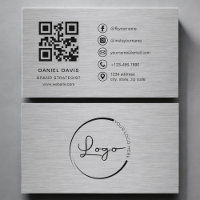 Brand Strategist Metal QR Code