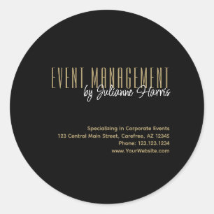 Branded Business Event Management Sticker