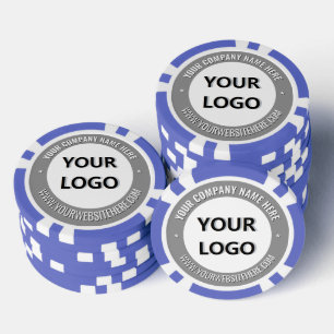 Branded Business Logo Company Poker Chips Example