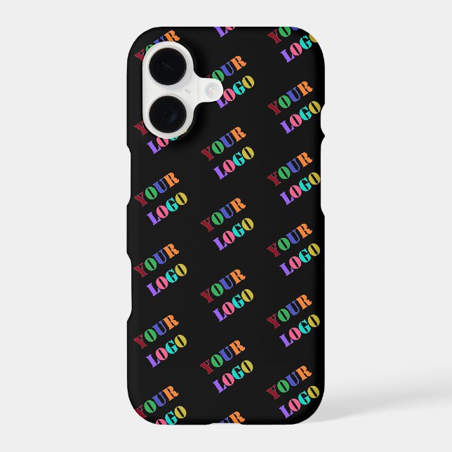 Branded Company Logo Business iPhone Case Example (Back)