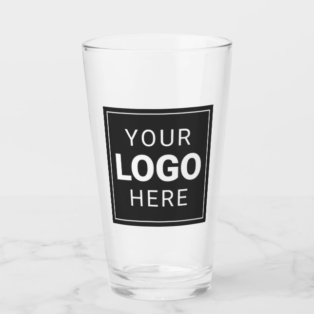 Branded Company Logo Glass (Front)