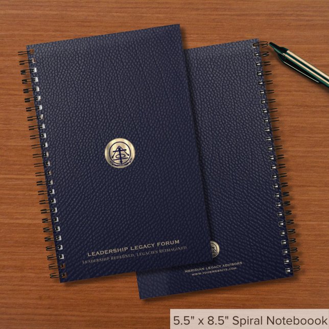 Branded Conference Notebook with Logo (Creator Uploaded)
