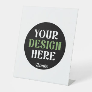 Branded Corporate Client Gratitude Bulk Event Pedestal Sign