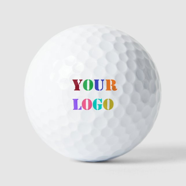 Branded Custom Business Logo Stamp Golf Balls Gift (Front)