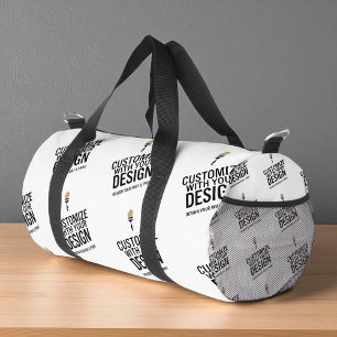 Branded Custom Minimalist Personalised Company  Duffle Bag