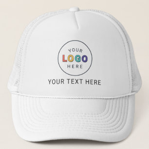 Branded Logo and Custom Message Trucker Hat
