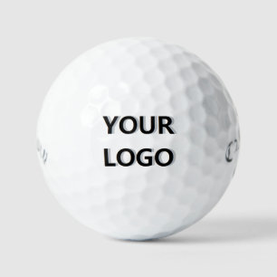 Branded Logo Business Stamps Golf Balls Example