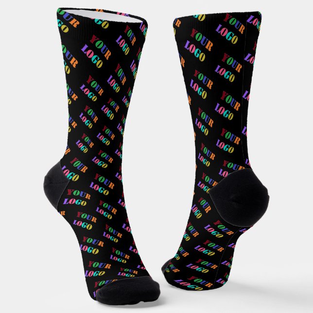  Branded Logo Promotional Business Socks Example (Angled)