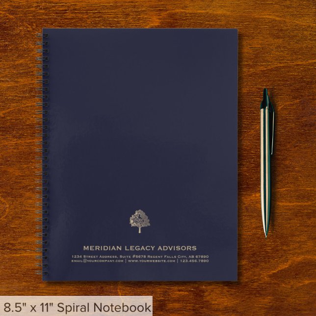 Branded Notebook with Tree Logo (Creator Uploaded)