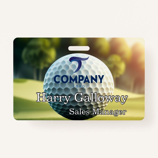 Branded Personalised Corporate Business Company ID Badge (Front)