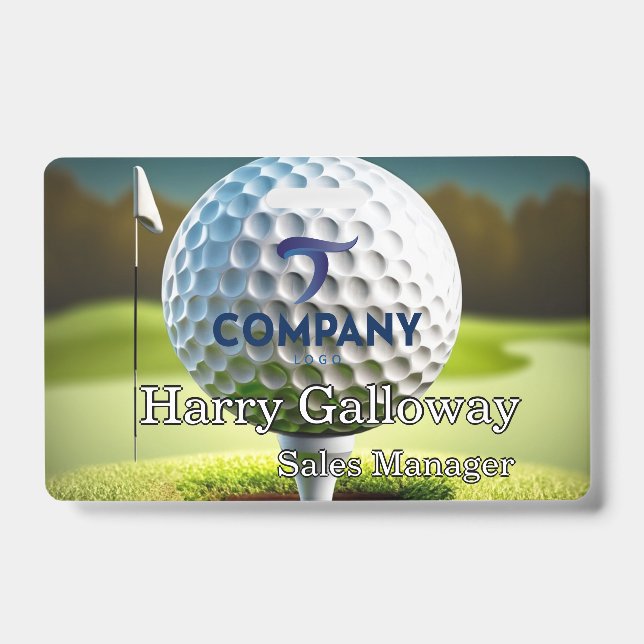 Branded Personalised Corporate Business Company ID Badge (Front)