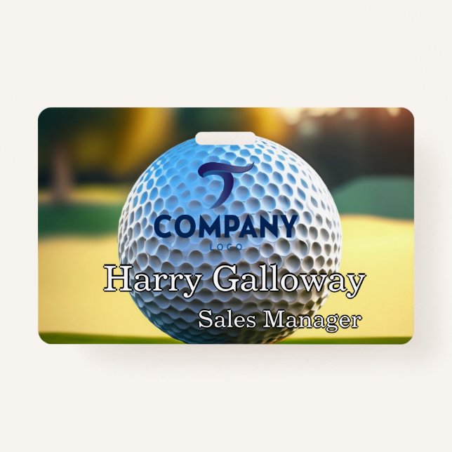 Branded Personalised Corporate Business Company ID Badge (Front)