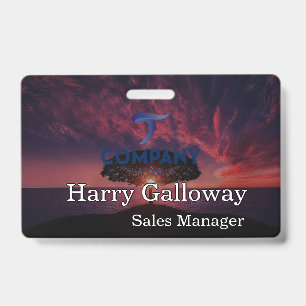 Branded Personalised Corporate Business Company ID Badge