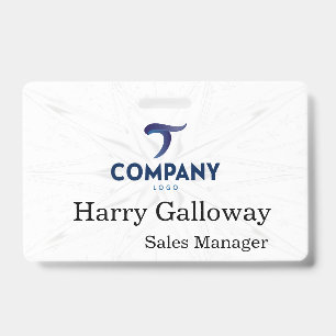 Branded Personalised Corporate Business Company ID Badge