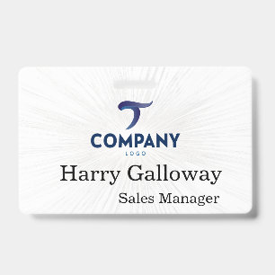 Branded Personalised Corporate Business Company ID Badge