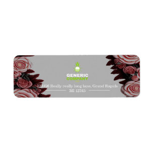 Branded Personalised Corporate Company Address