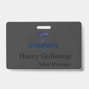 Branded Personalized Corporate Business Company ID Badge