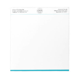 Branded Professional 5.5" x 6" Notepad - 40 pages