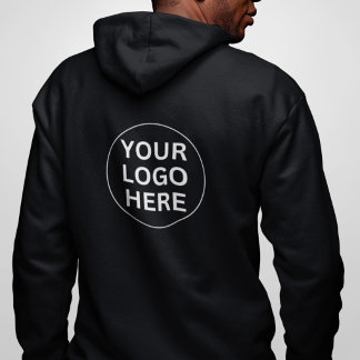 Branded Promotional Black Business Logo Team Hoodie
