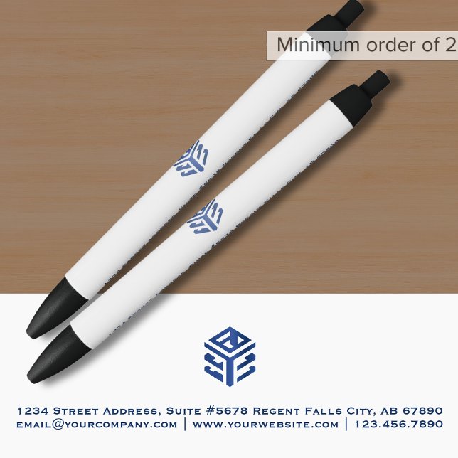 Branded Promotional Black Ink Pen (Creator Uploaded)