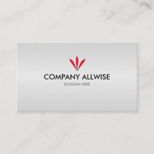 Branded Silver Grey Gradient Business Card
