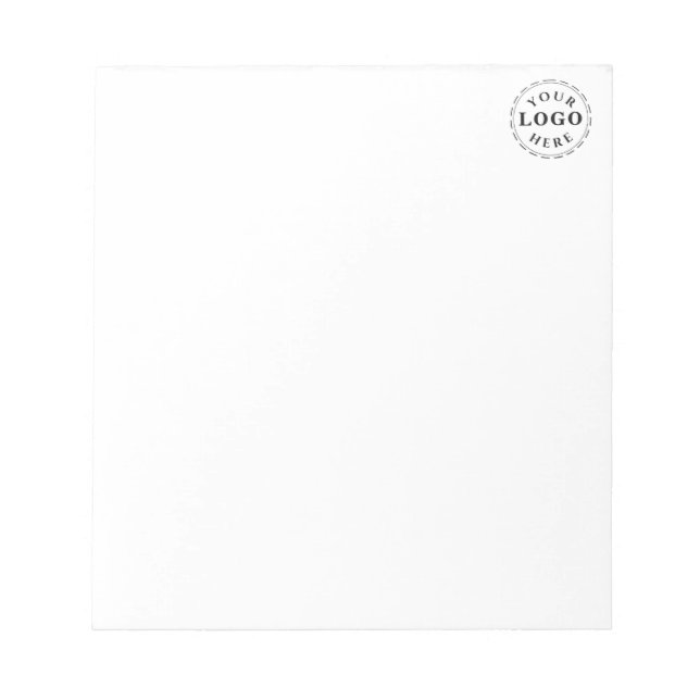 Branded Simple  5.5" x 6" Notepad - 40 pages (Front)