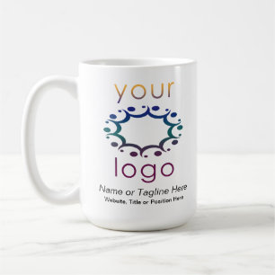 Branded with Your Logo and Details Customised Coffee Mug