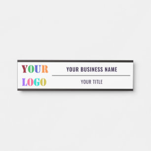 Branded Your Logo Name Business Office Door Sign