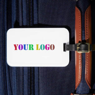 Branded Your Logo Personalised Luggage Tag Example