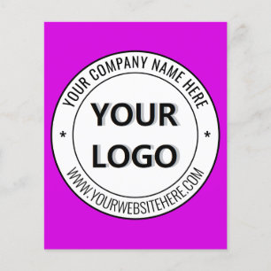 Branded Your Logo Text Business Promotional Flyers