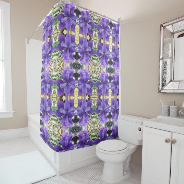 Brandeis Shower Curtain (In Situ)