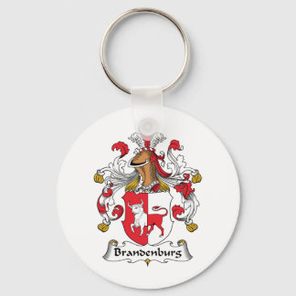 Brandenburg Family Crest Key Ring