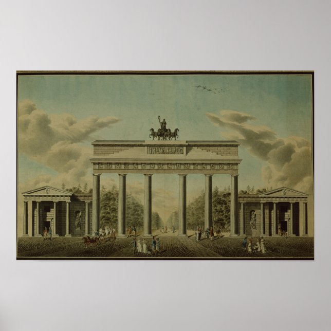 Brandenburg Gate, 1812 Poster (Front)