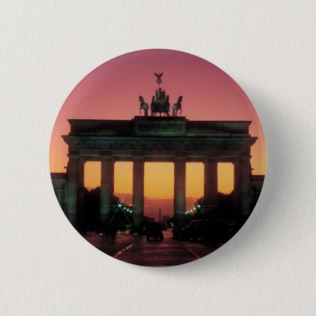 Brandenburg Gate 6 Cm Round Badge (Front)